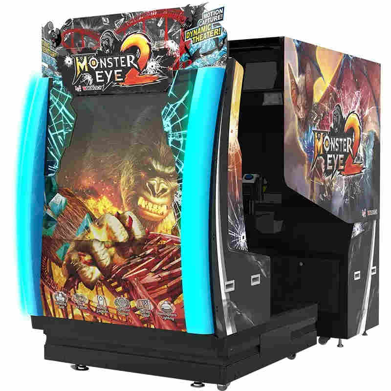 Monster Eye 2 Arcade Shooting Game Cabinet