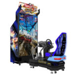 arcade machine for car racing