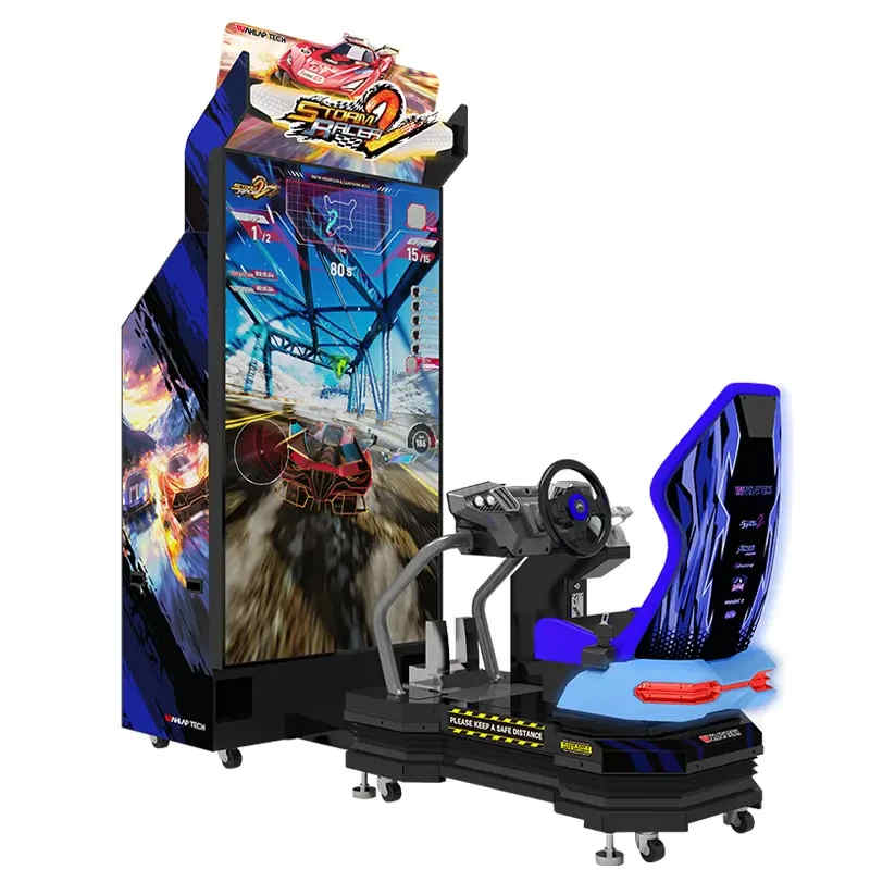 arcade machine for car racing