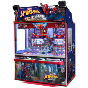 Spider-man themed coin-pusher