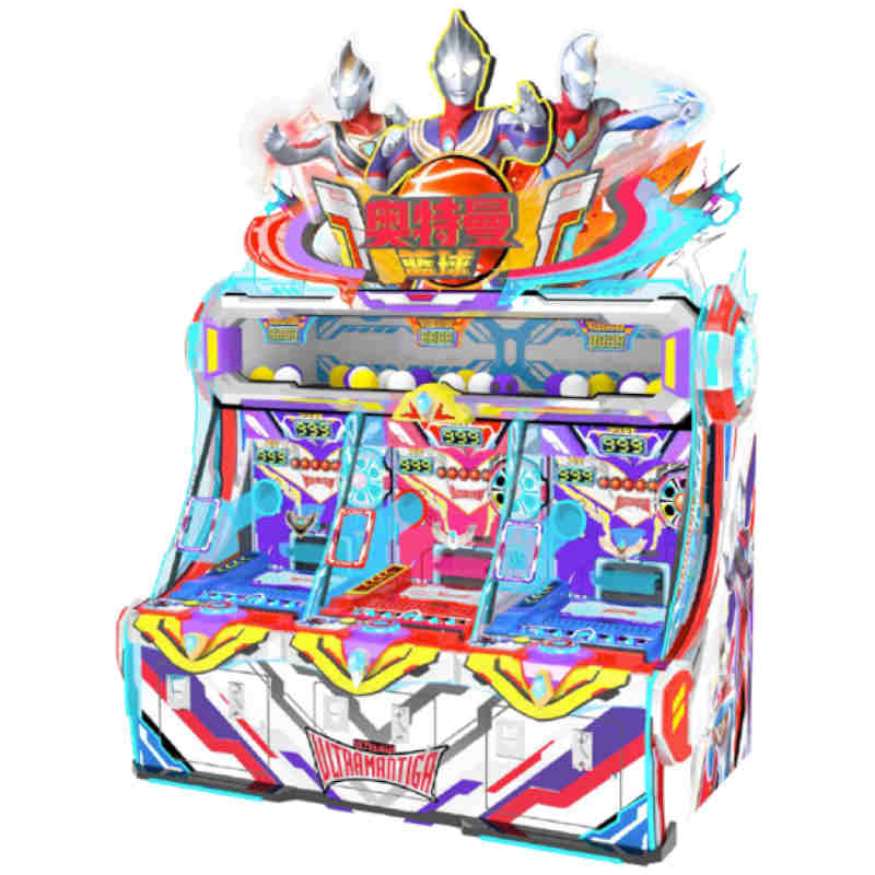 basketball arcade game with Ultraman